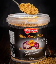 ALIMEMPRO Alho Roxo Frito, 500g 