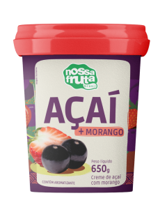 Creme de açaí + morango