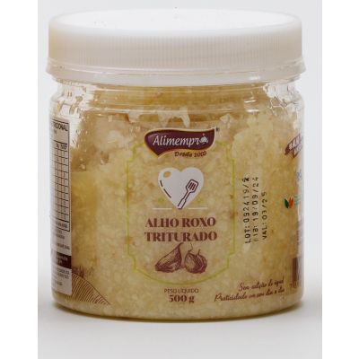 Linha Alho Roxo Triturado - Varejo 500g