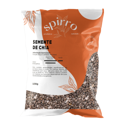 Spirro Semente de Chia, 100g 