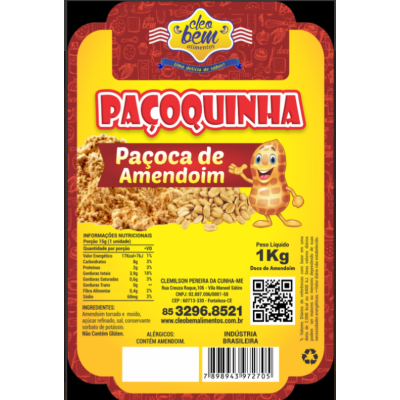 CLEOBEM Paçoca de Amendoim