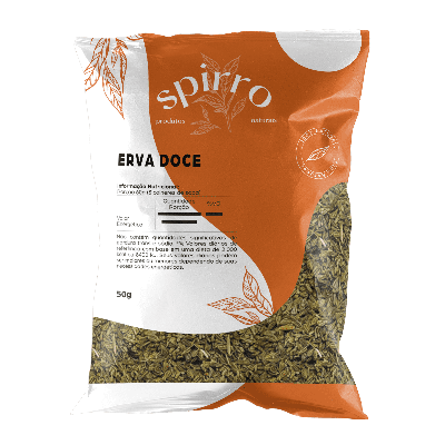 Spirro Erva Doce, 50g 